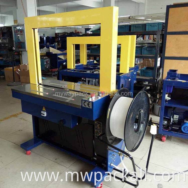 Auto Strapping Machine Belt Box Carton Banding Machine DB8060 PP Plastic Packaging Material Strapping Machine
